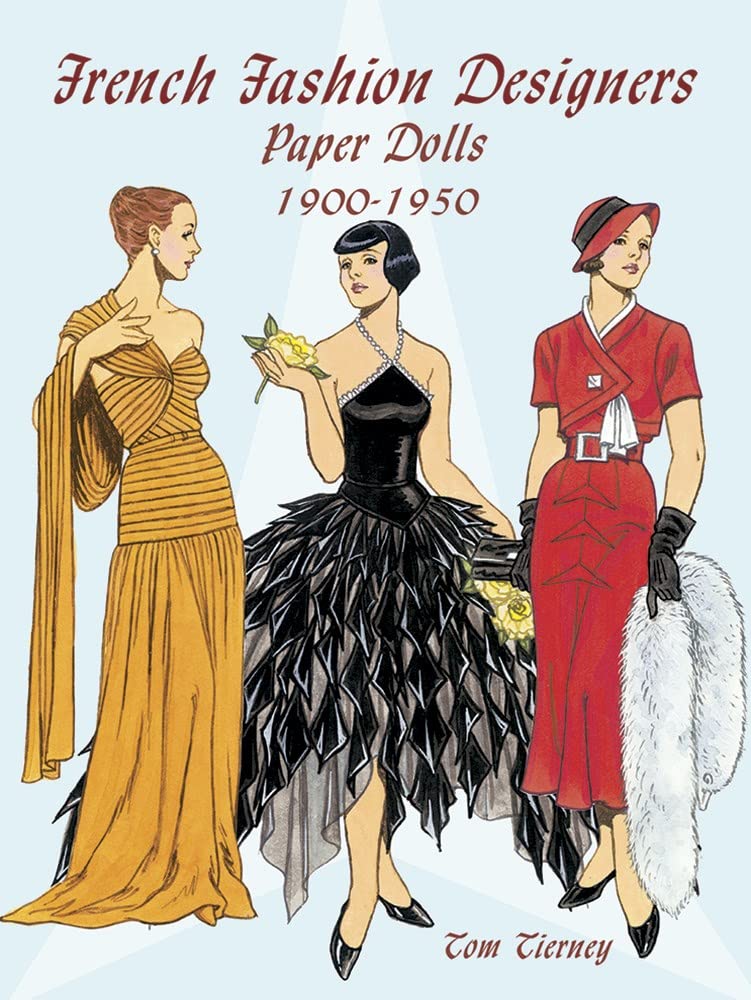 French Fashion Designers Paper Dolls: 19001950 (Dover Paper Dolls),Used