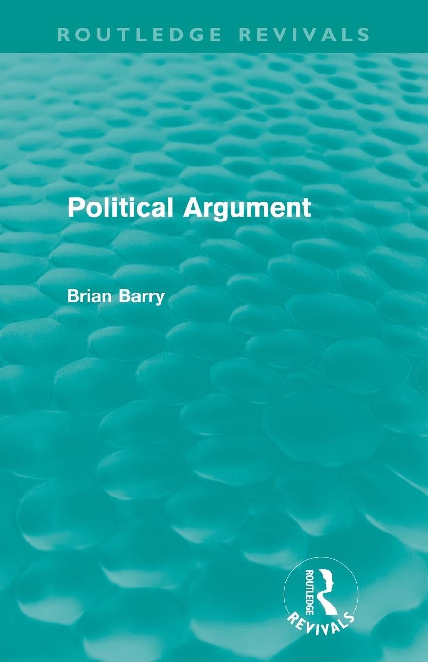 Political Argument (Routledge Revivals),Used