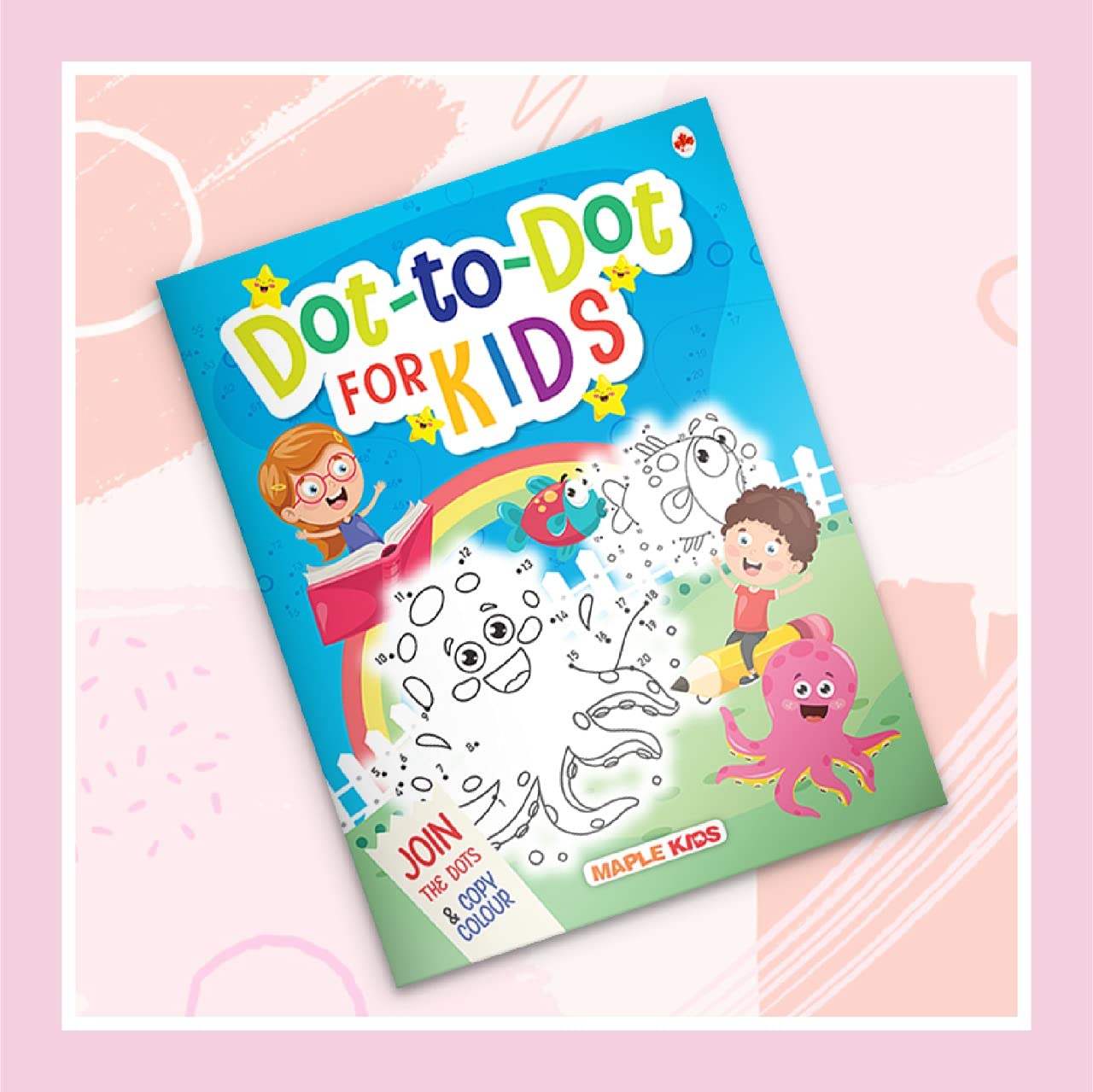 Dot To Dot Colouring Book For Kids - Activity Books For Kids - 3 Years To 5 Years Old - Early Learning - Activity Book For Toddlers, Nursery, Pre School Children