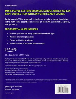 Kaplan GMAT Math Foundations,Used