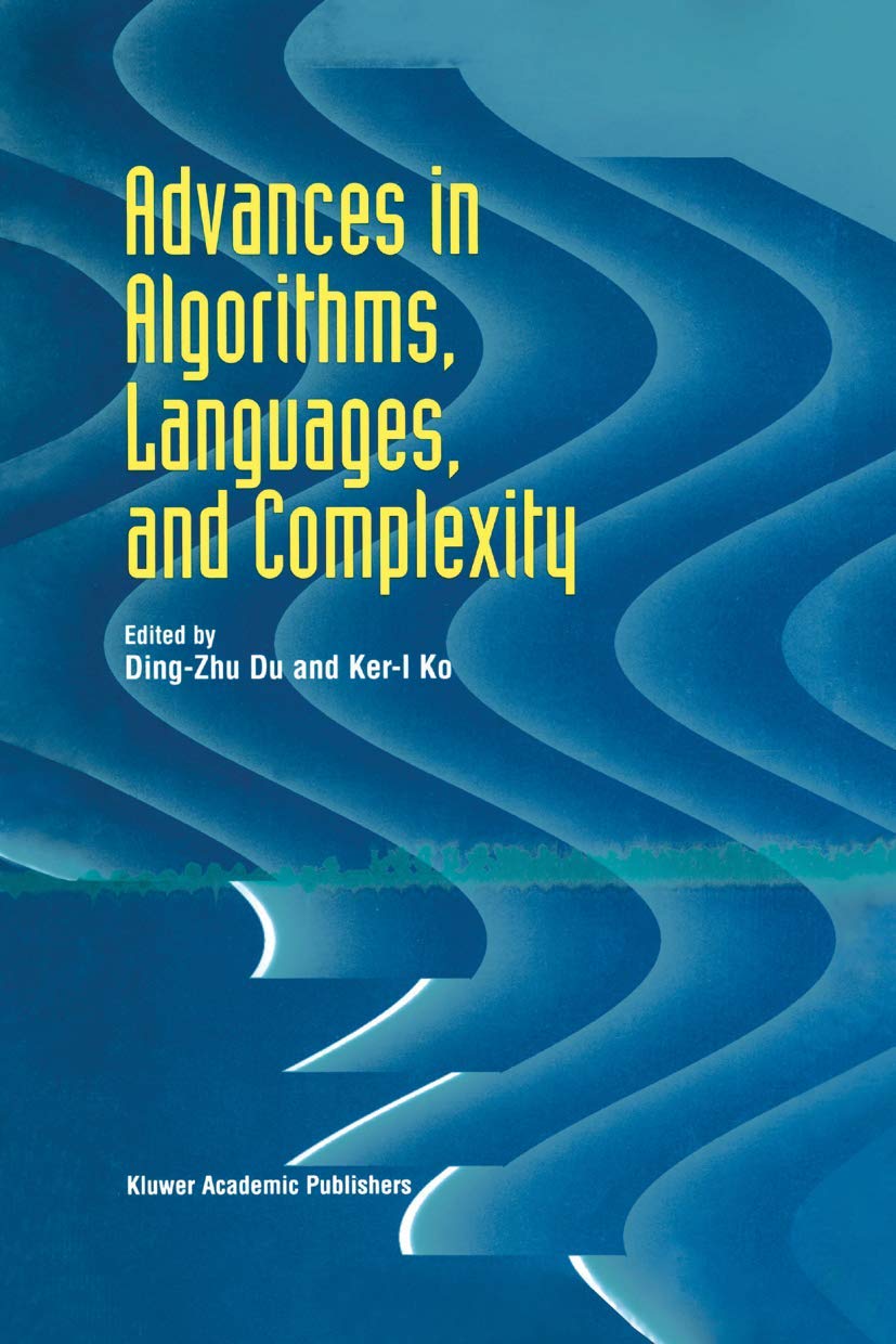 Advances in Algorithms, Languages, and Complexity,Used