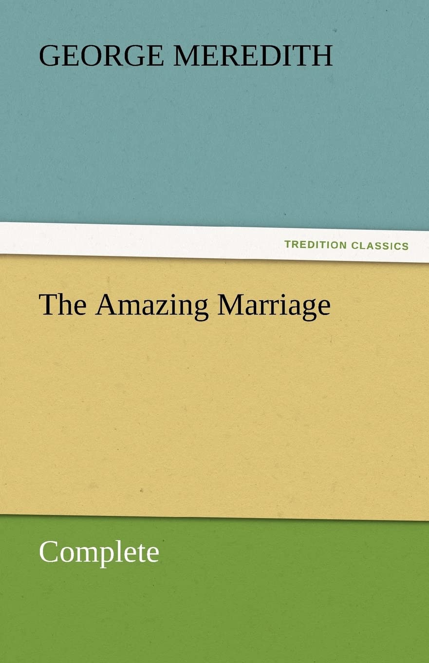 The Amazing Marriage  Complete,Used