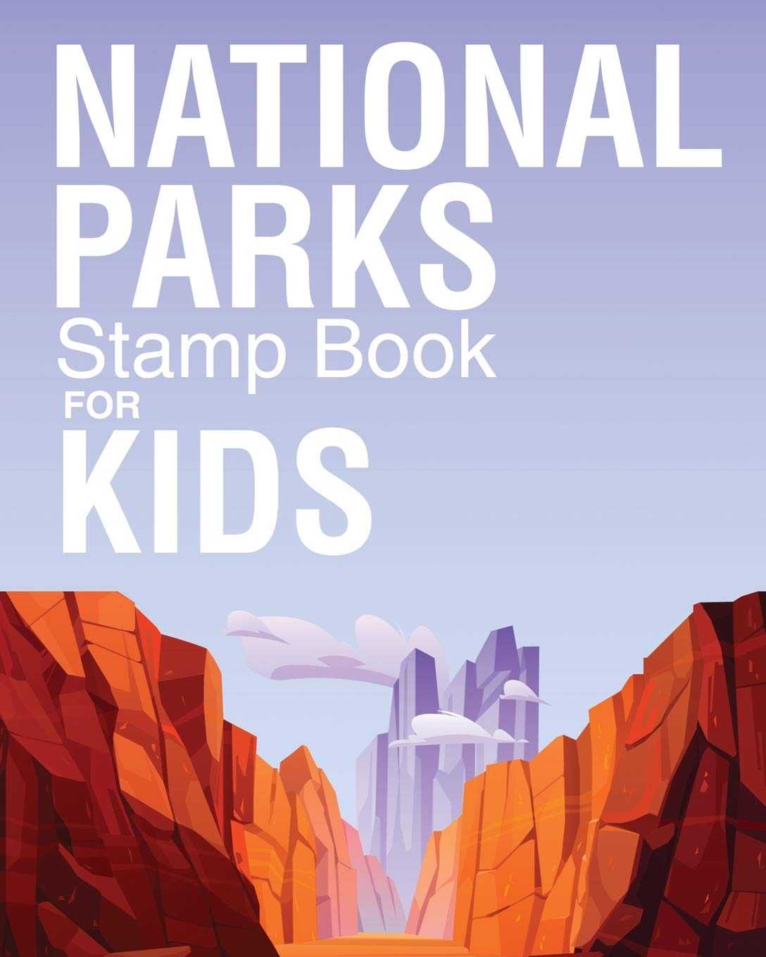National Parks Stamp Book For Kids: Outdoor Adventure Travel Journal Passport Stamps Log Activity Book,Used