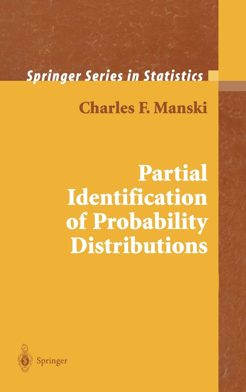 Partial Identification of Probability Distributions (Springer Series in Statistics),Used