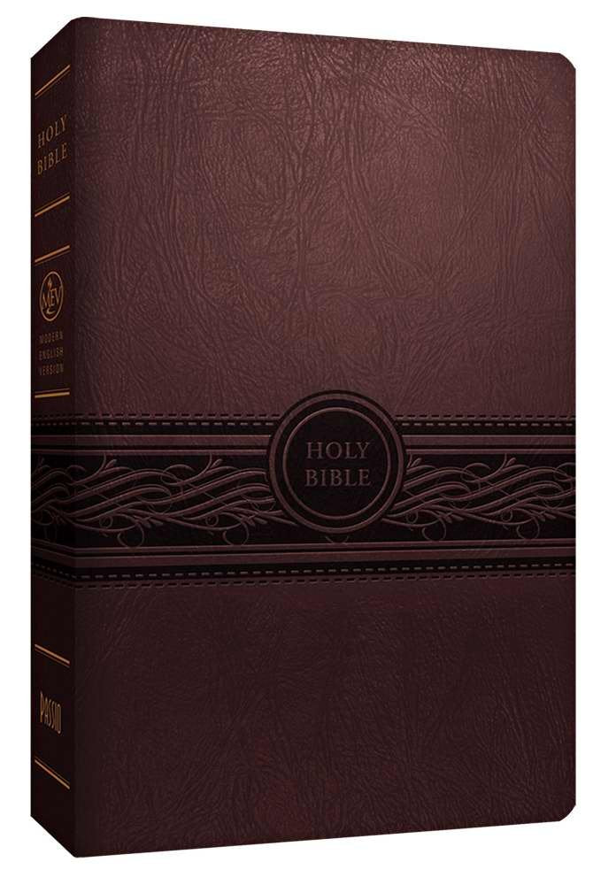 Mev Bible Personal Size Large Print Cherry Brown: Modern English Version