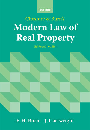 Cheshire And Burn'S Modern Law Of Real Property