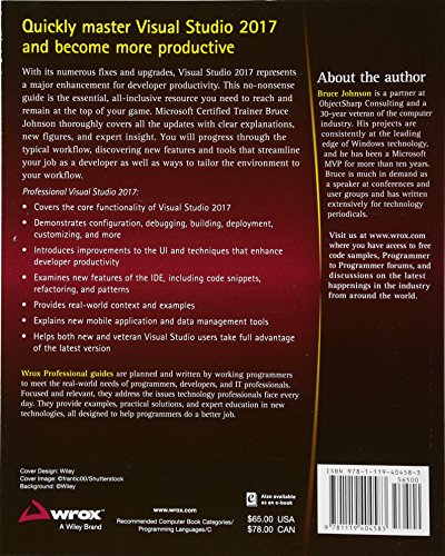 Professional Visual Studio 2017,Used