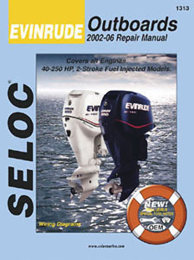 Evinrude Outboards 200212 Repair Manual All Engines and Drives (Seloc Marine Manuals),Used