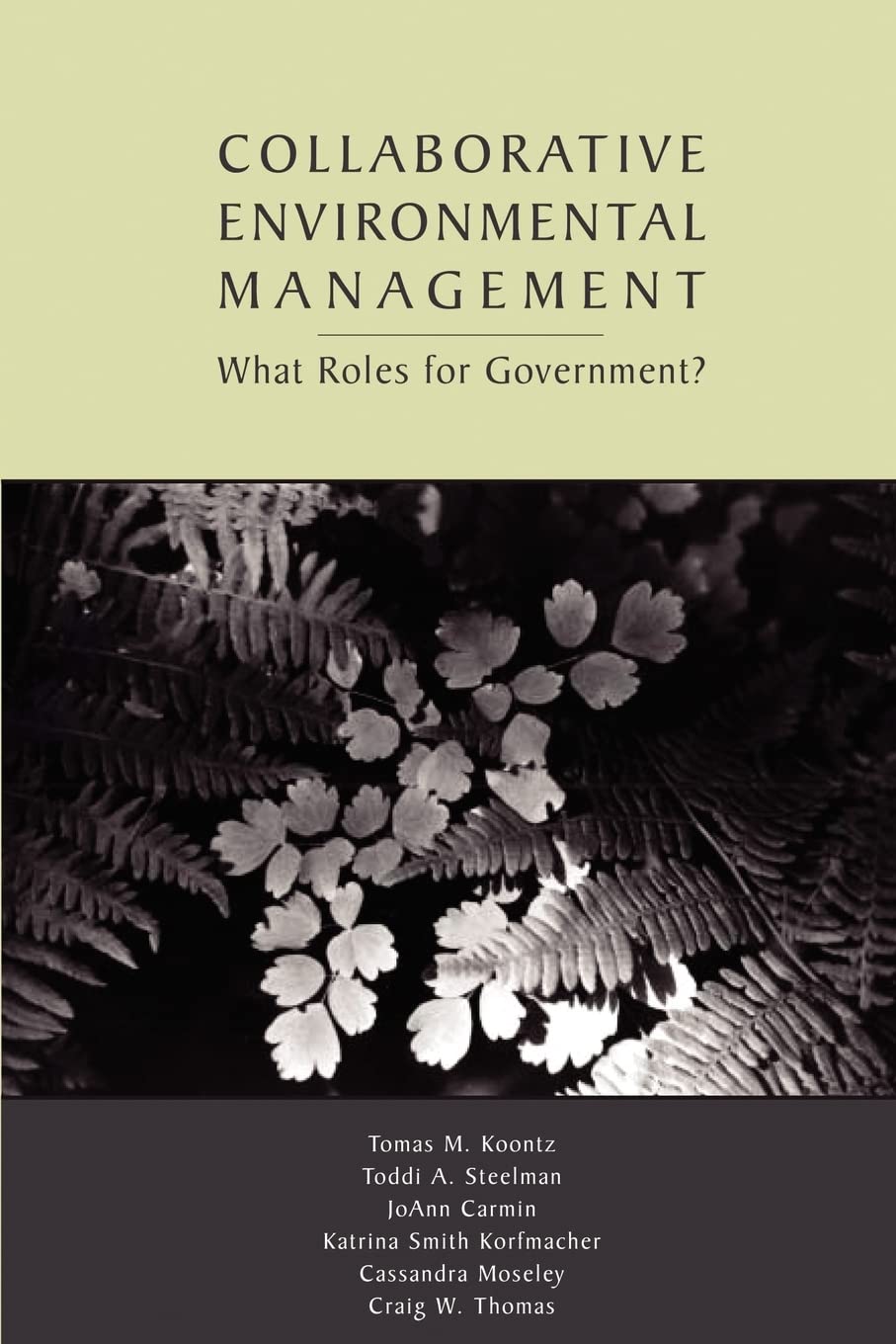 Collaborative Environmental Management,New