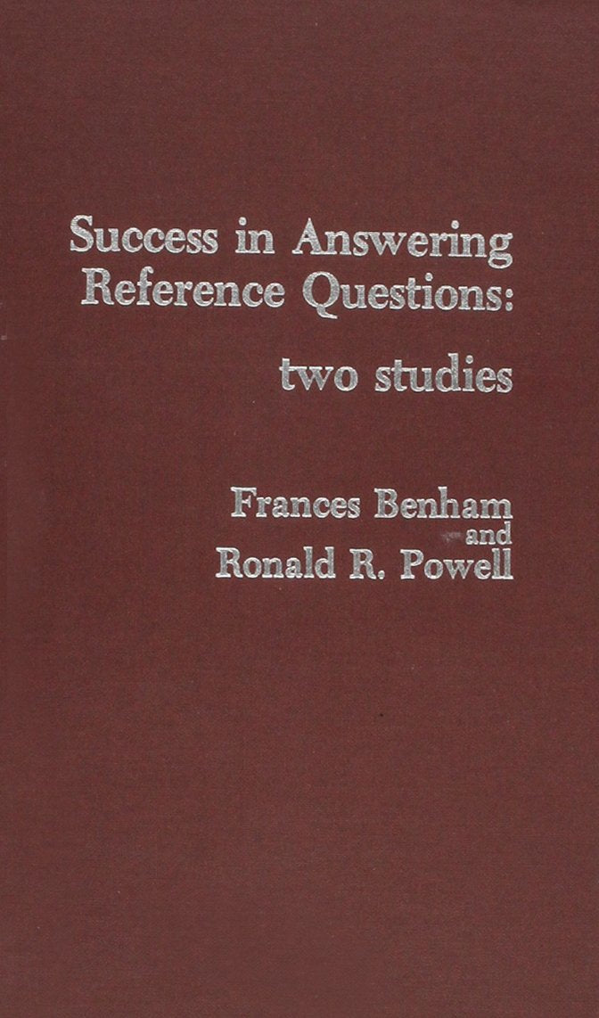 Success In Answering Reference Questions,Used