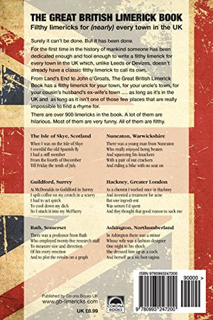 The Great British Limerick Book: Filthy Limericks for (Nearly) Every Town in the UK,Used