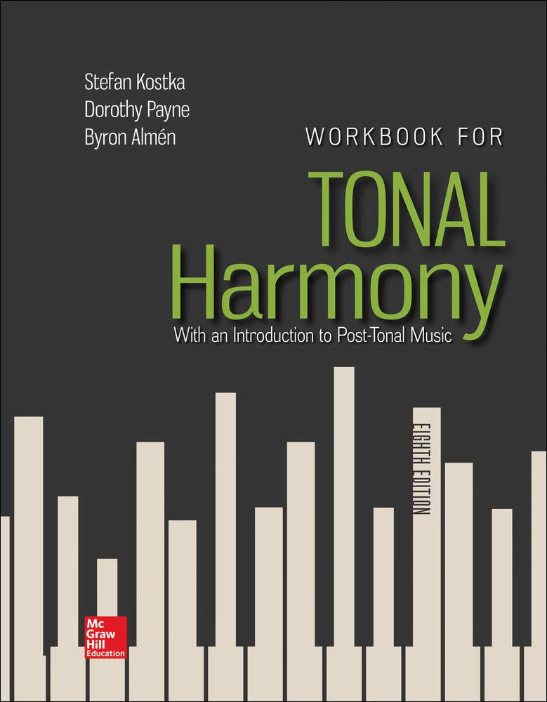Workbook for Tonal Harmony,New
