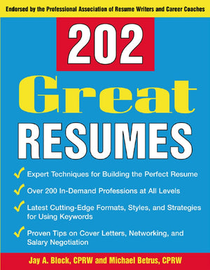 202 Great Resumes,New