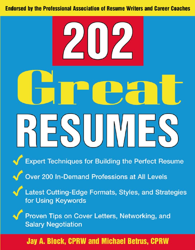 202 Great Resumes,New
