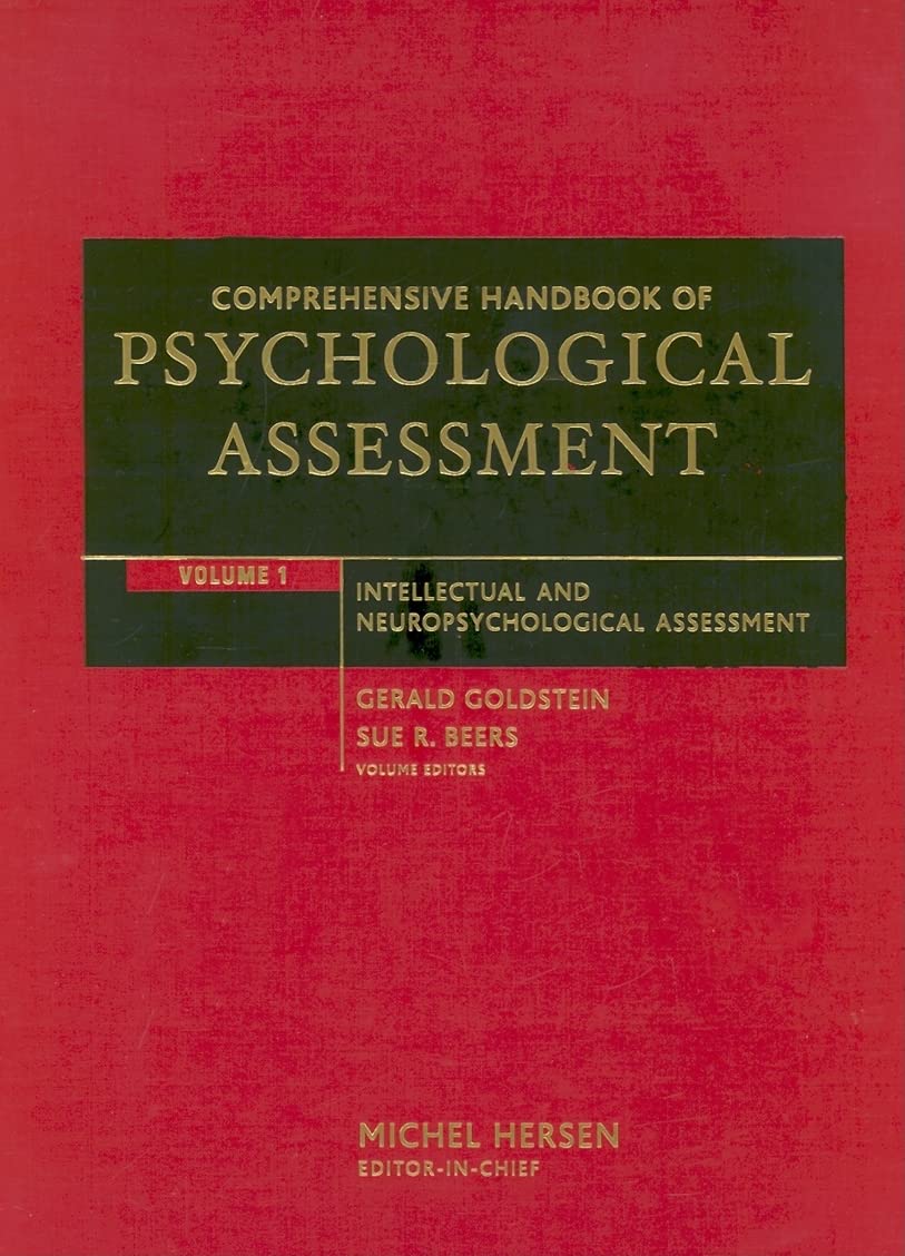 Comprehensive Handbook of Psychological Assessment, Volume 1: Intellectual and Neuropsychological Assessment,Used