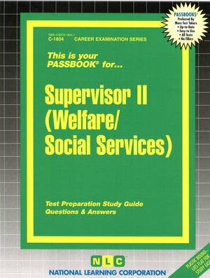 Supervisor Ii (Welfare)(Passbooks) (Career Examination Series),New