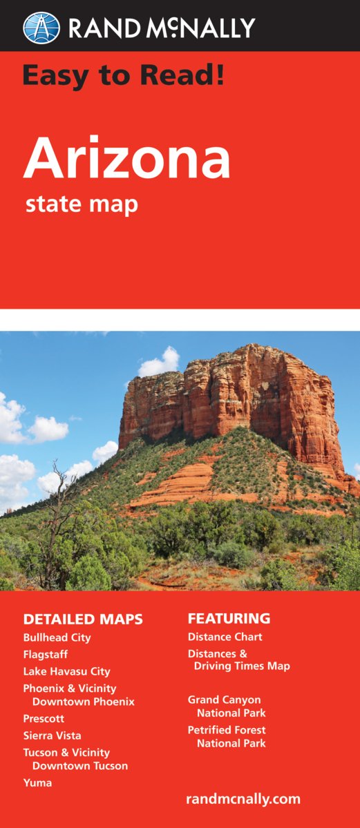 Easy To Read: Arizona State Map,New