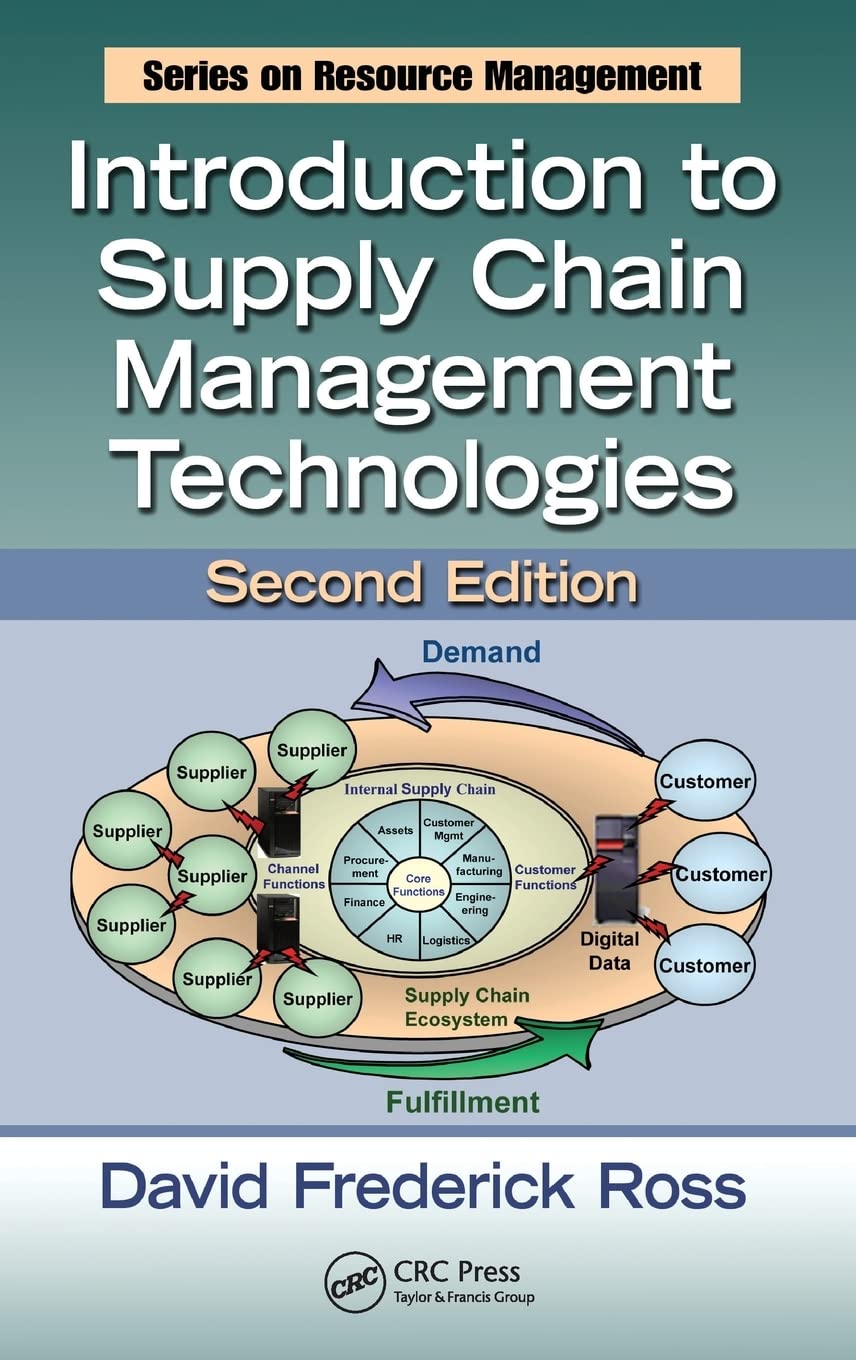 Introduction To Supply Chain Management Technologies (Resource Management),New