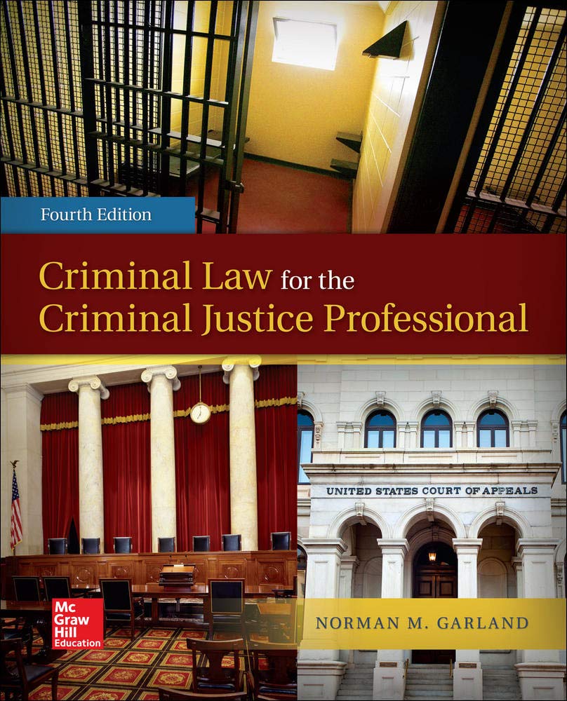 Criminal Law For The Criminal Justice Professional,Used