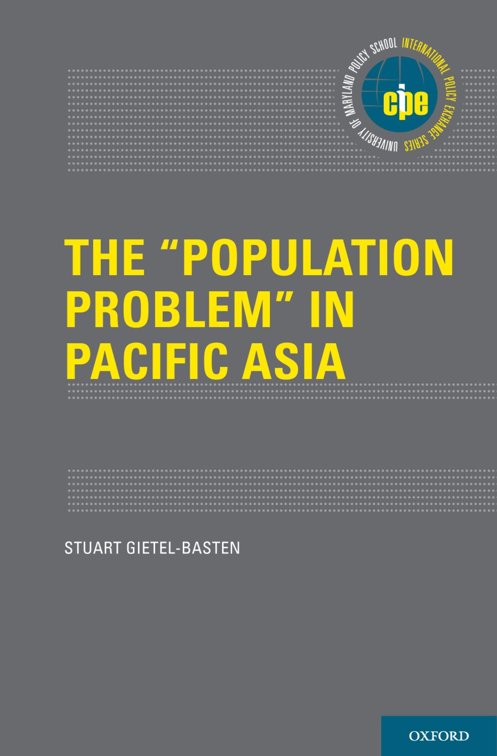 The 'Population Problem' in Pacific Asia (International Policy Exchange Series),New