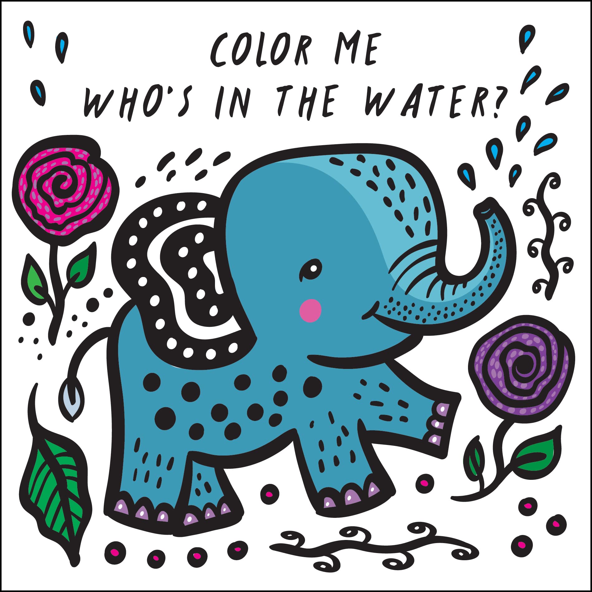 Color Me: Who'S In The Water?: Watch Me Change Color In Water (Volume 4) (Wee Gallery Bath Books, 4)
