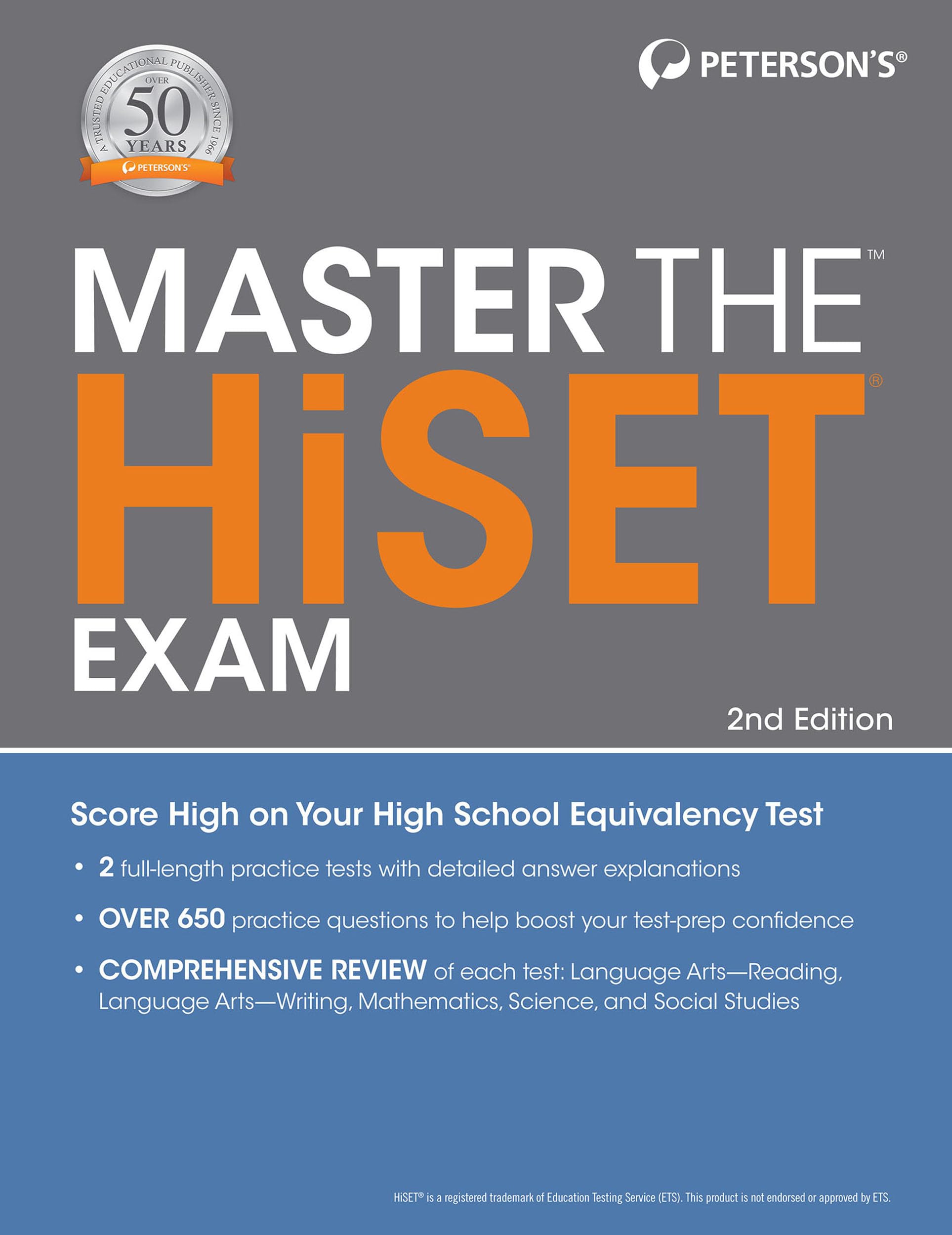 Master the HiSET Exam, 2nd edition,Used