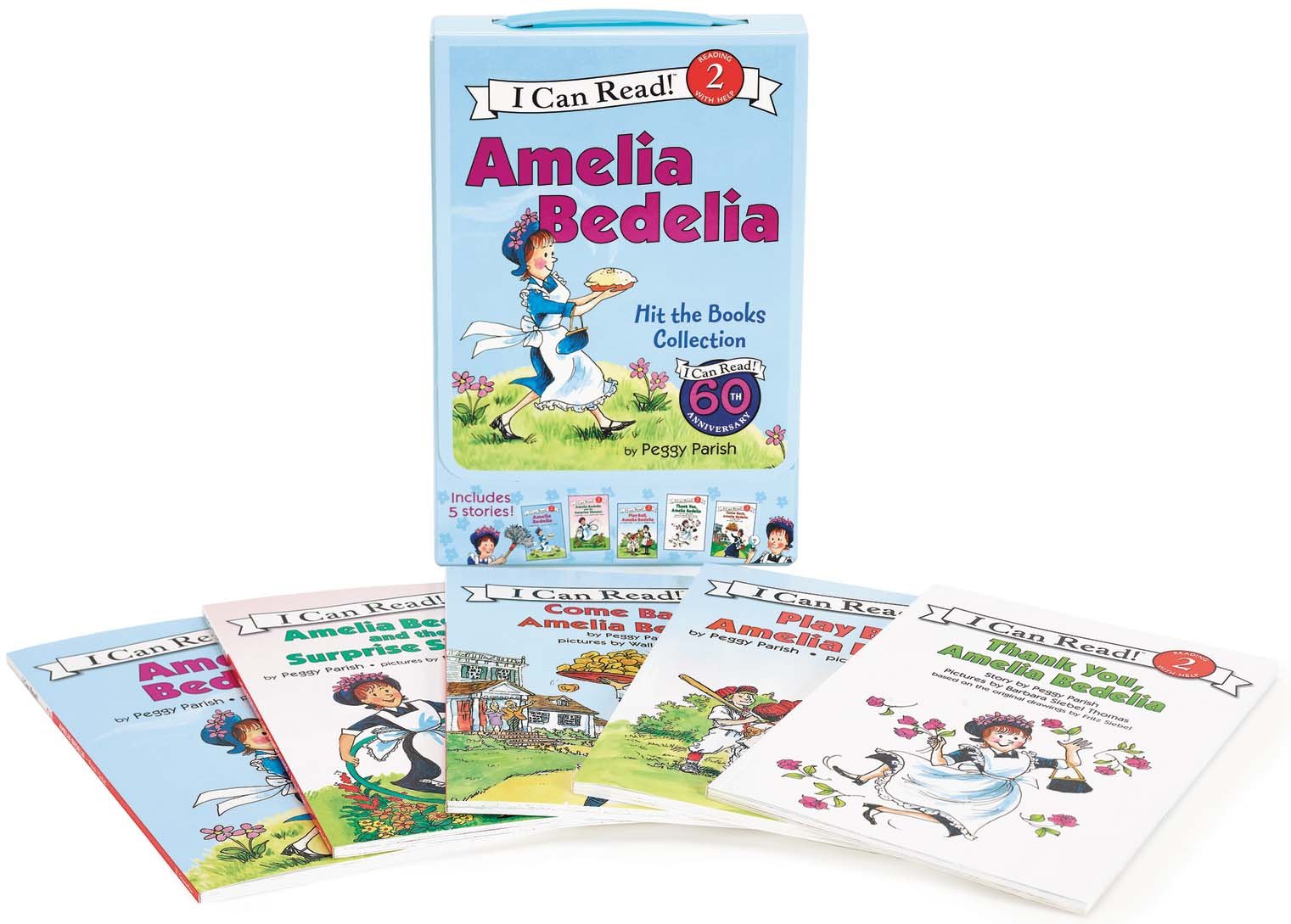 Amelia Bedelia 5Book I Can Read Box Set #1: Amelia Bedelia Hit The Books (I Can Read Level 2)