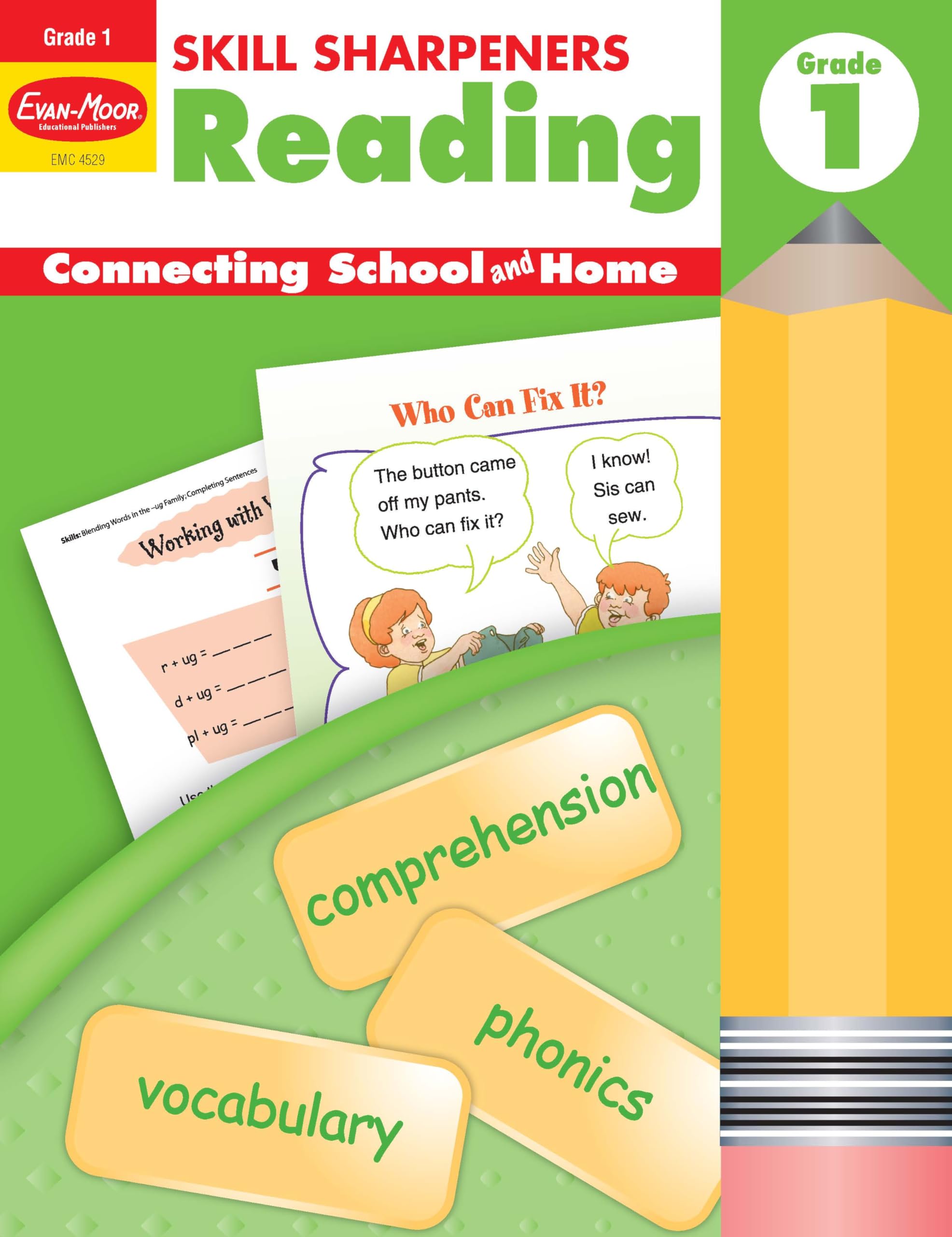 Skill Sharpeners: Reading, Grade 1 Workbook,Used