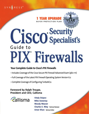 Cisco Security Specialists Guide to PIX Firewall,Used