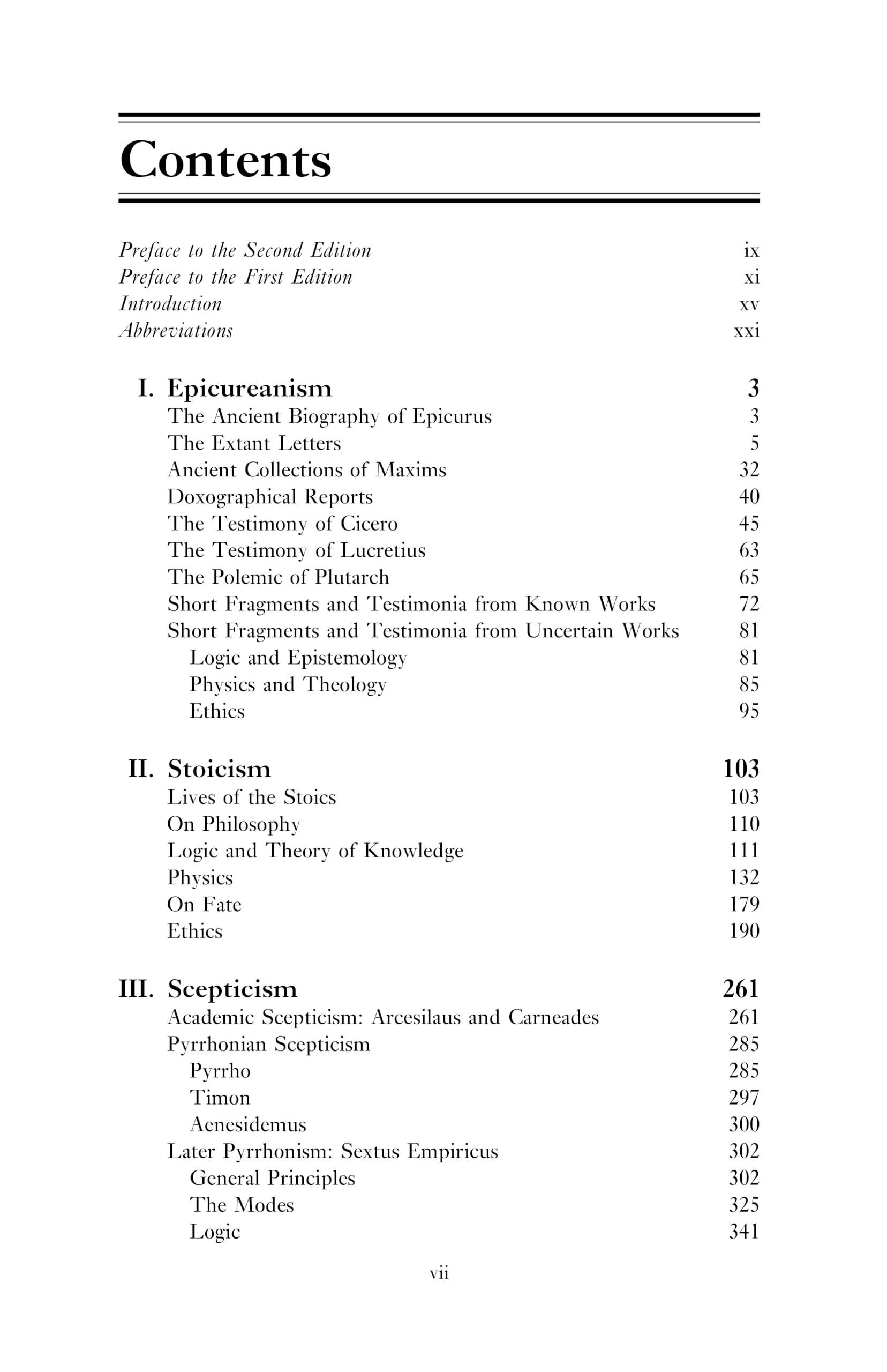 Hellenistic Philosophy (Hackett Classics)