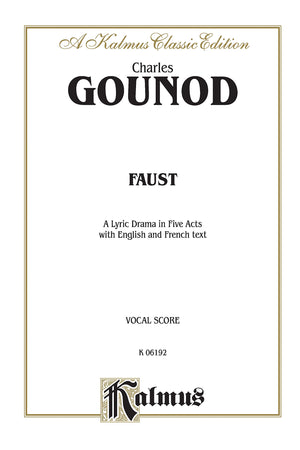 Faust: French, English Language Edition, Vocal Score (Kalmus Edition) (French Edition),Used