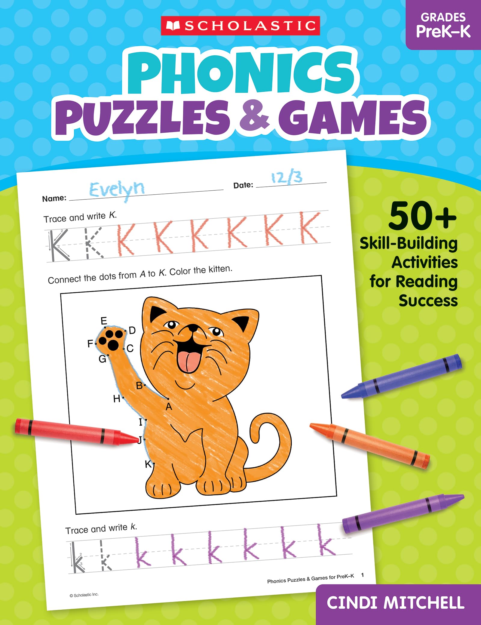 Phonics Puzzles & Games For Prekk: 50+ Skillbuilding Activities For Reading Success,Used
