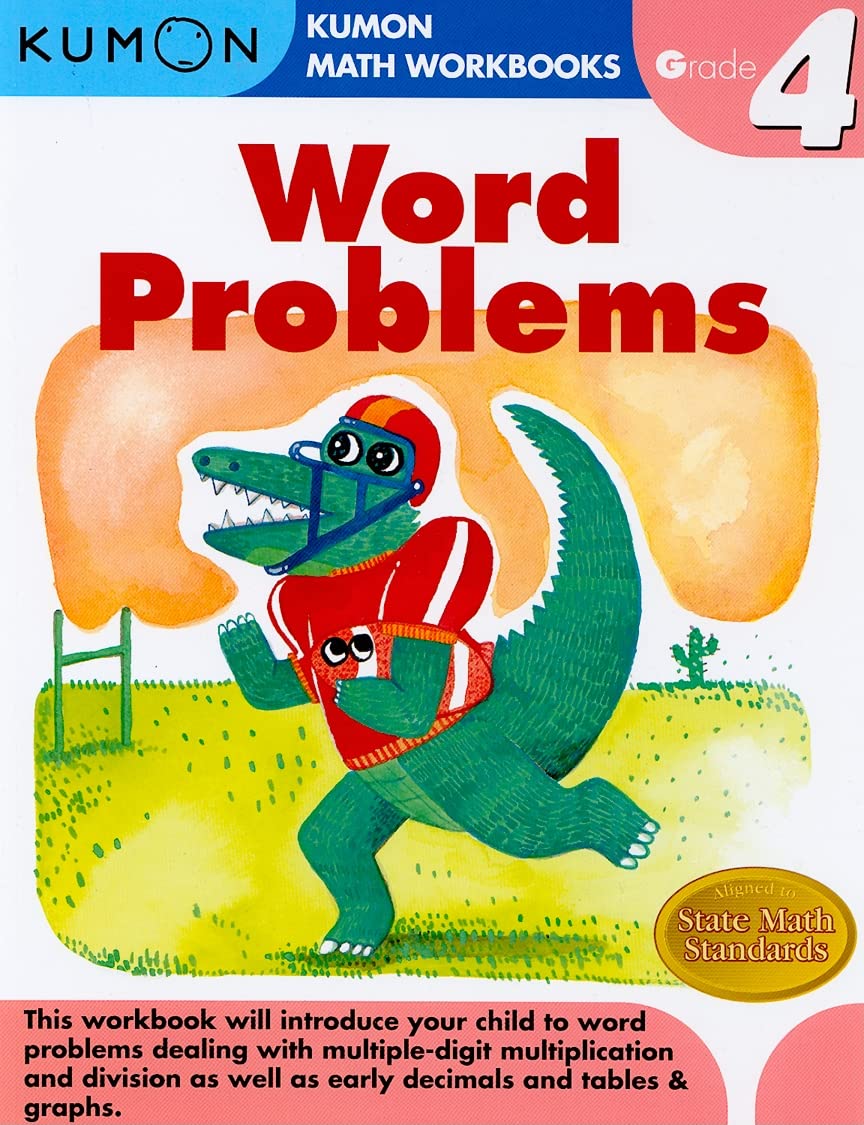 Kumon Grade 4 Word Problems (Kumon Math Workbooks),New