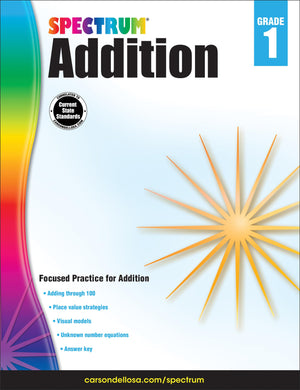 Spectrum  Addition, Grade 1 Workbook,Used