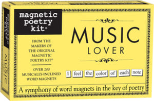 Music LoverMagnetic Poetry Kit