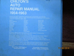 Chilton s Auto Repair Manual 195463