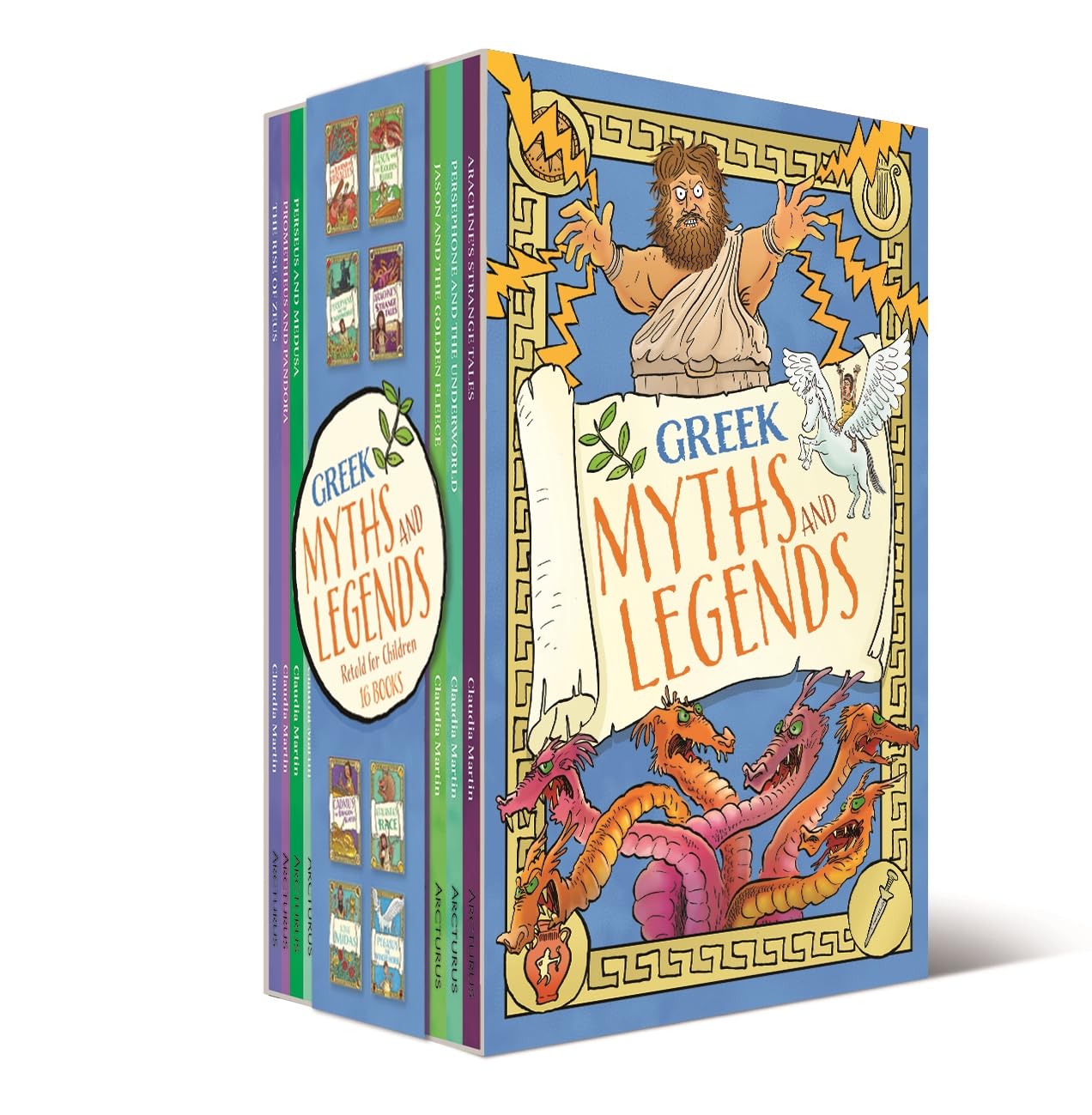 Greek Myths And Legends Retold For Children: 16Book Box Set (Arcturus Retold Classics)