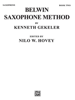 Belwin Saxophone Method, Bk 2,Used