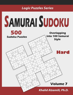 Samurai Sudoku: 500 Hard Sudoku Puzzles Overlapping into 100 Samurai Style (Logic Puzzles Series),Used