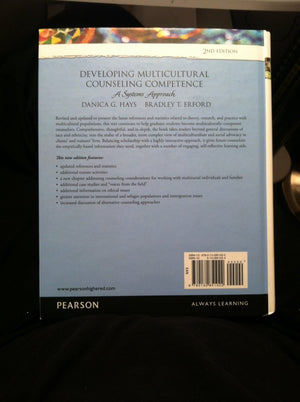 Developing Multicultural Counseling Competence: A Systems Approach (2nd Edition) (Erford)