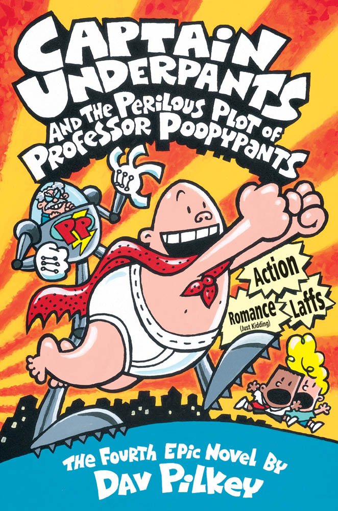 Captain Underpants And The Perilous Plot Of Professor Poopypants (Captain Underpants #4) (4)