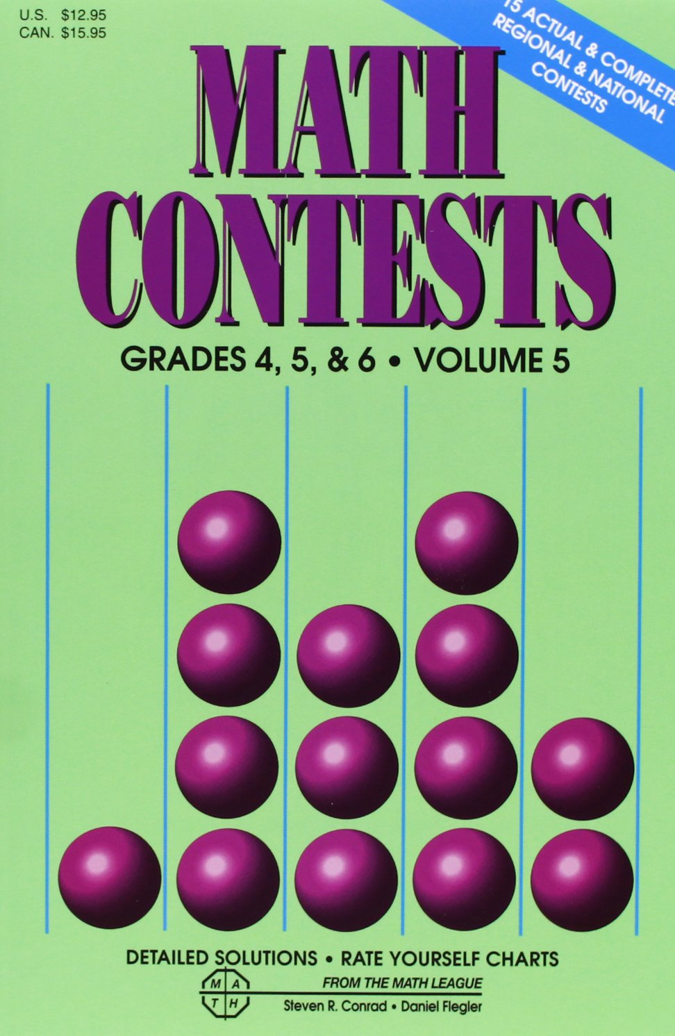 Math Contests, Grades 4, 5 & 6, Vol. 5,Used