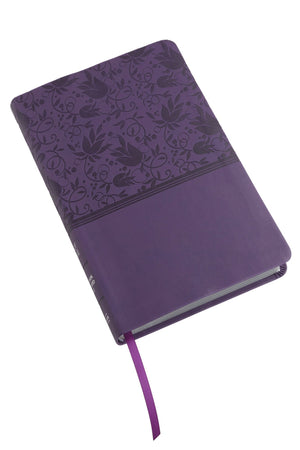 CSB Ultrathin Reference Bible, Purple LeatherTouch,Used
