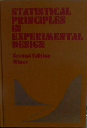 Statistical principles in experimental design (McGrawHill series in psychology),Used