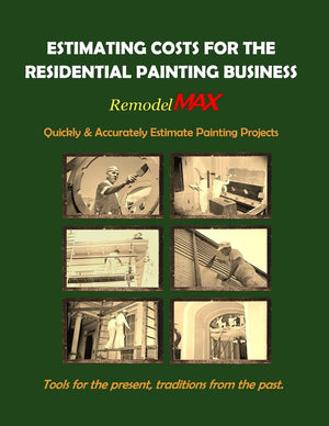 Estimating Costs for the Residential Painting Business,Used