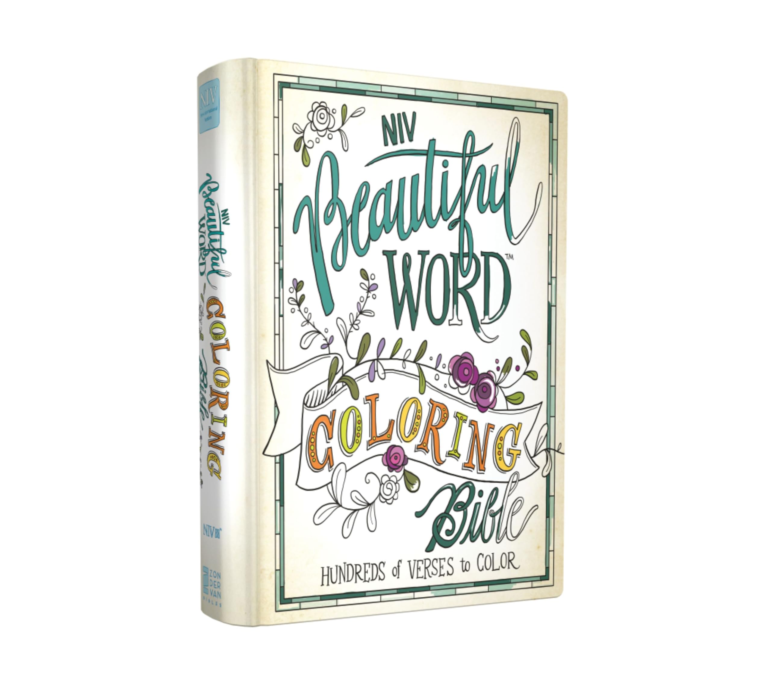 Niv, Beautiful Word Coloring Bible, Hardcover: Hundreds Of Verses To Color,New