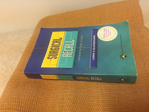 Surgical Recall, 4e  Print & Audio Package,Used