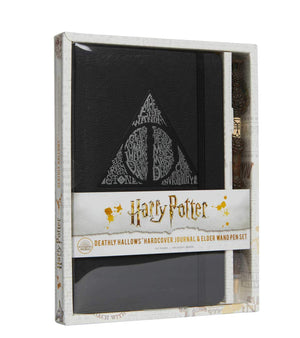 Harry Potter: Deathly Hallows Hardcover Journal and Elder Wand Pen Set,Used