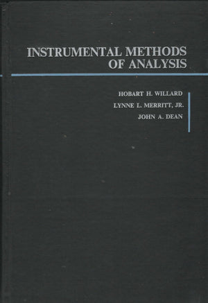 Instrumental Methods Of Analysis,New