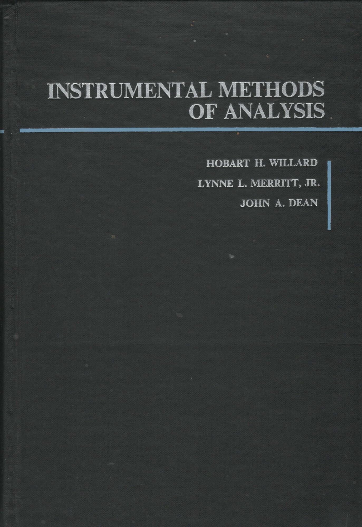 Instrumental Methods Of Analysis-used